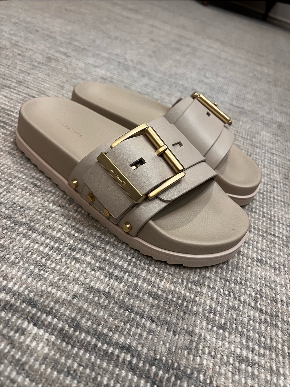 AllSAINTS Ellie Stud Slide-New in original box
